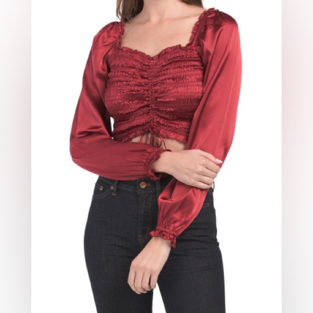 NWT Japna front tie top